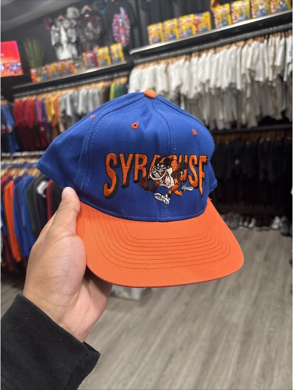 Vintage 90’s Syracuse Tasmanian Devil SnapBack Hat